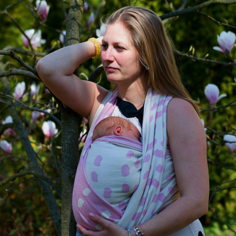 fotka Mirka s dítětem